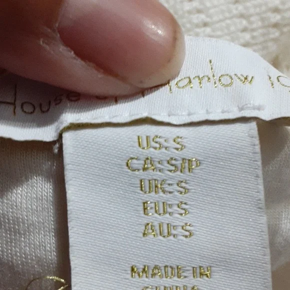 House of Harlow 1960 Cream White  Ruffle Flare Dress Women's Size S Cottagecore - Picture 9 of 10